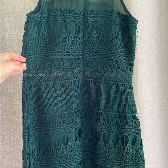 Two Sisters The Label Deep Green Lace Dress - Picture 5 of 7
